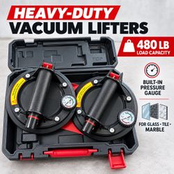 Heavy Duty Vacuum Suction Cups – 480 LB Capacity