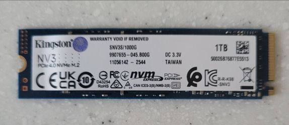 Kingston 1TB Nvme