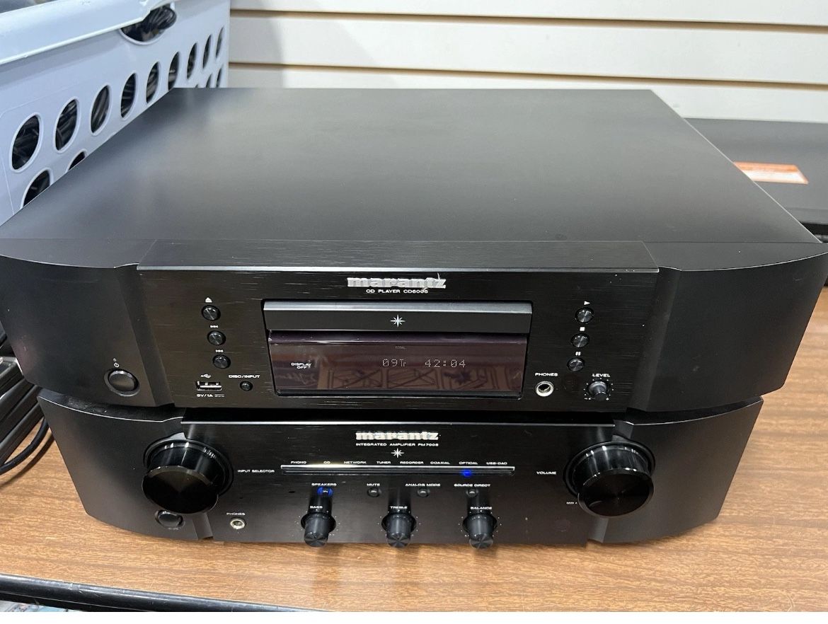 Marantz PM7005 CD6006 Integrated Stereo Amplifier w/ Built-in Phono Preamp & DAC