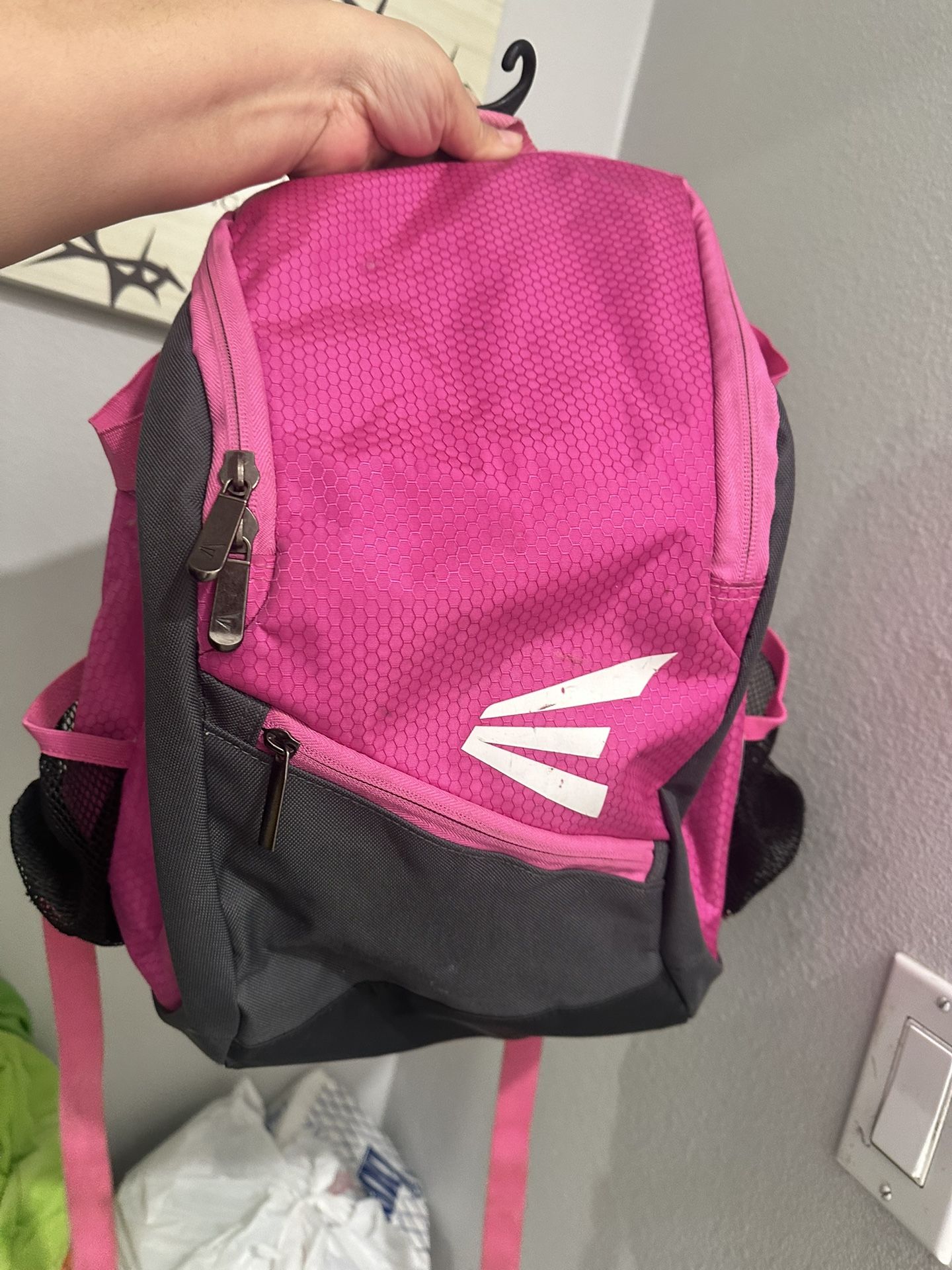 Baseball Backpack Pink