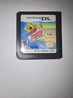 NintendoDS surf and skate road trip SPONGE BOB