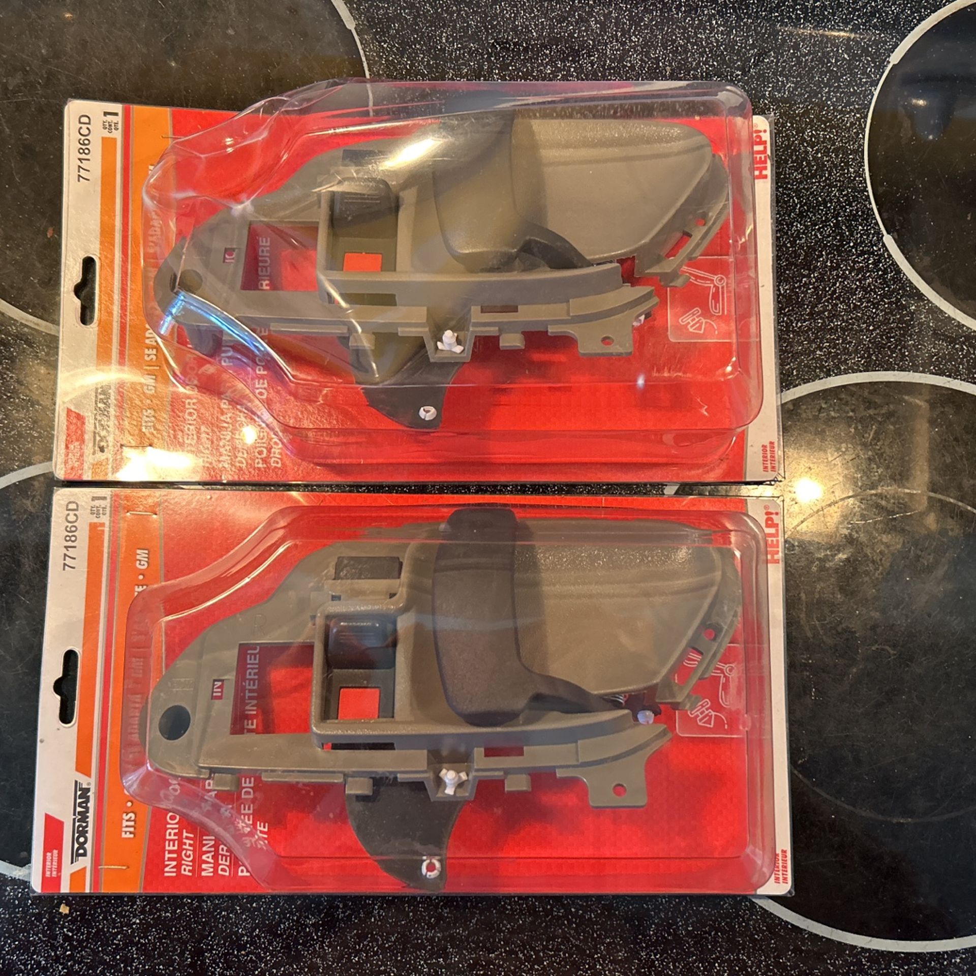 2 RIGHTSIDE Interior Door handles// Fits GM 1992-99 Model Years