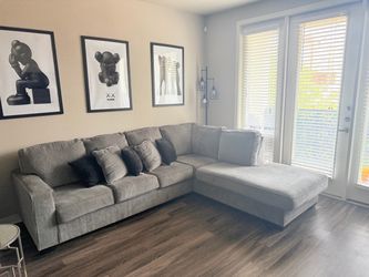 Ashley Altari 2 Piece Sectional Couch - Grey