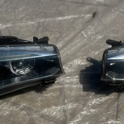14-15  OEM BMW  X5M X6 Left Driver And Right Passenger Headlights