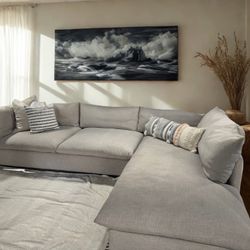Four Hands Grey Sectional