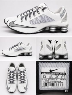 White & Silver Nike Sneakers