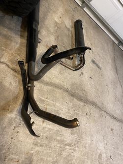 True Dual Factory Exhust Harley 