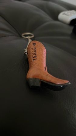 Texas Boot Keychain.