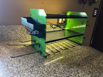 Power Tool Organizer Wall Mount with Charging Station