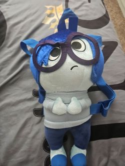 Inside Out 'Sadness' character backpack