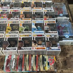 Massive Toy/Collectibles Lot: 20 Funko Pops + Hot Wheels JH3 + DC Multiverse + Tiger
