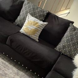 Black And White Sectional 