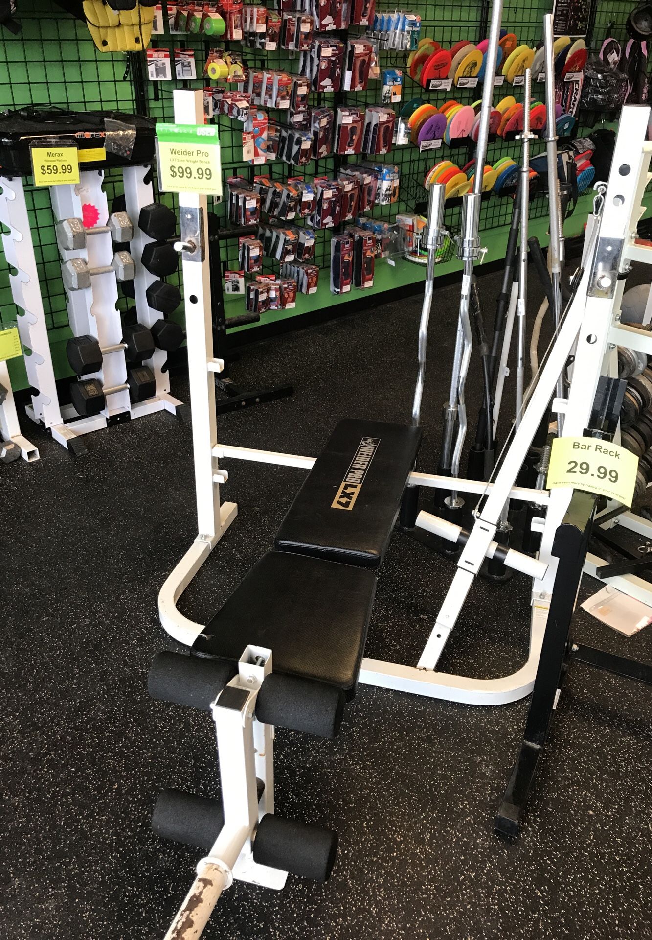 Weider Pro LX7 adjustable weight bench