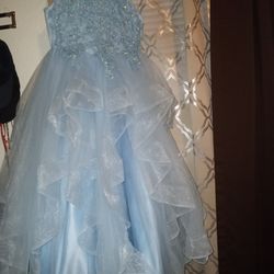 Light Blue Size 8 Fancy Dress