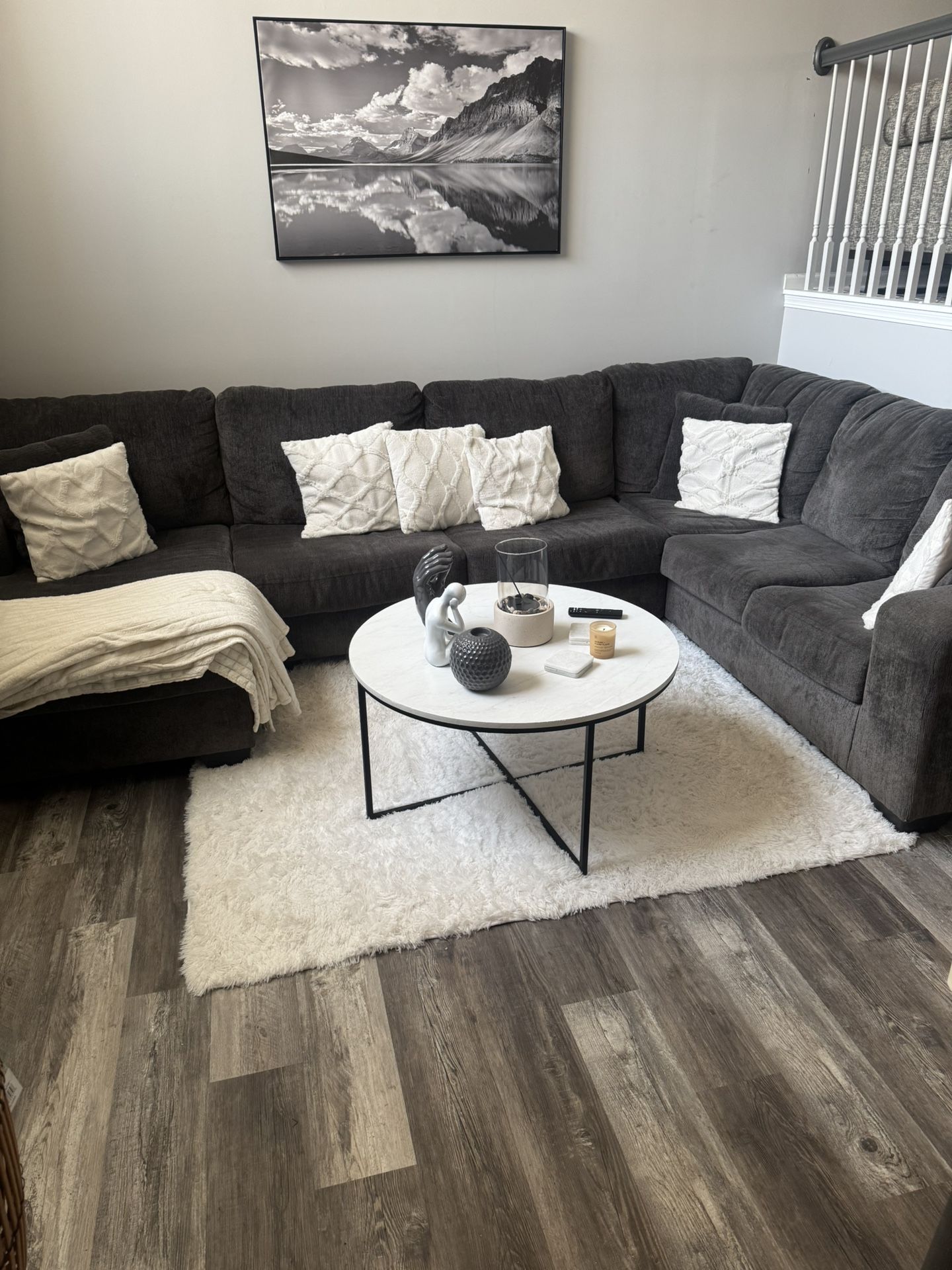 Dark Grey Sectional