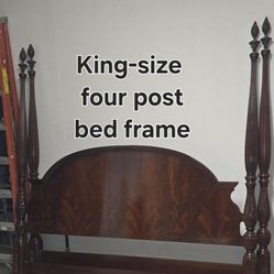 King-size Four Post Bed Frame
