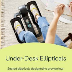 WORK FROM HOME? Under-desk Elliptical exercise machine