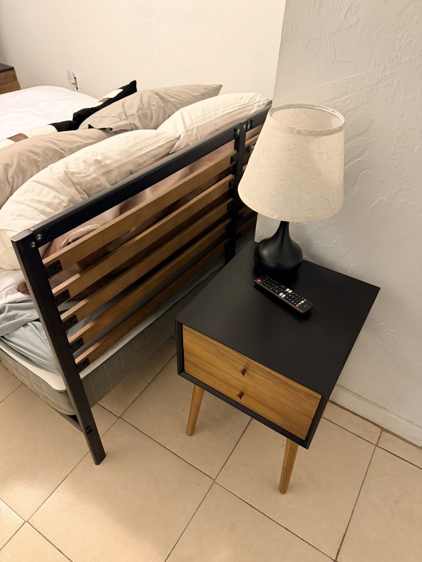 Nathan James Mid-century Nightstands / Bedside Tables