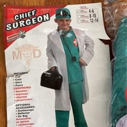 Doctor Costume Kids 4-6