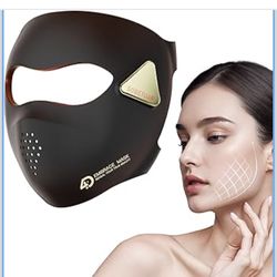 4D Red Light Therapy Mask，Red Light Therapy for Face with 4 Color Light Modes (Red+Infrared/Red/Blue/Orange), 850NM Infrared LED Face Mask Light Thera