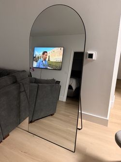 Full length size floor mirror