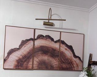Wooden canvas 3 piece