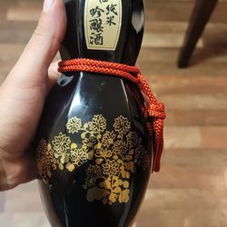 Vintage antique bottle of unknown japansese liquor 