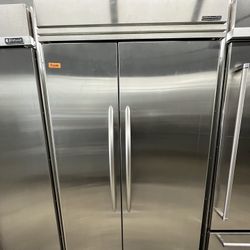 KitchenAid Side By Side Built In 42” Refrigerator Counter Depth