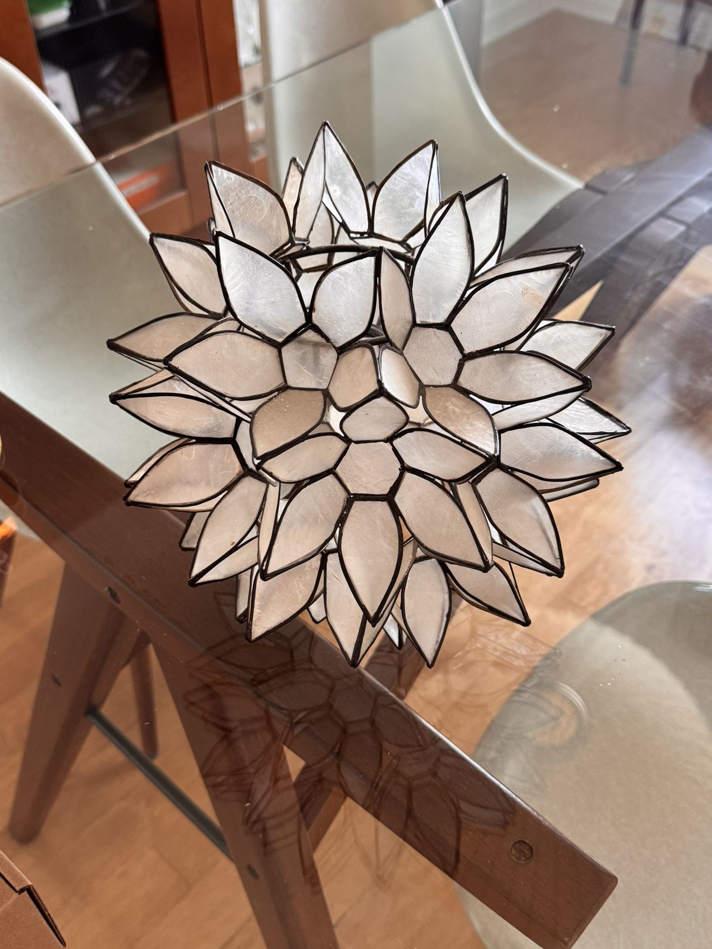 Capiz Lotus Pendant Shade Only
