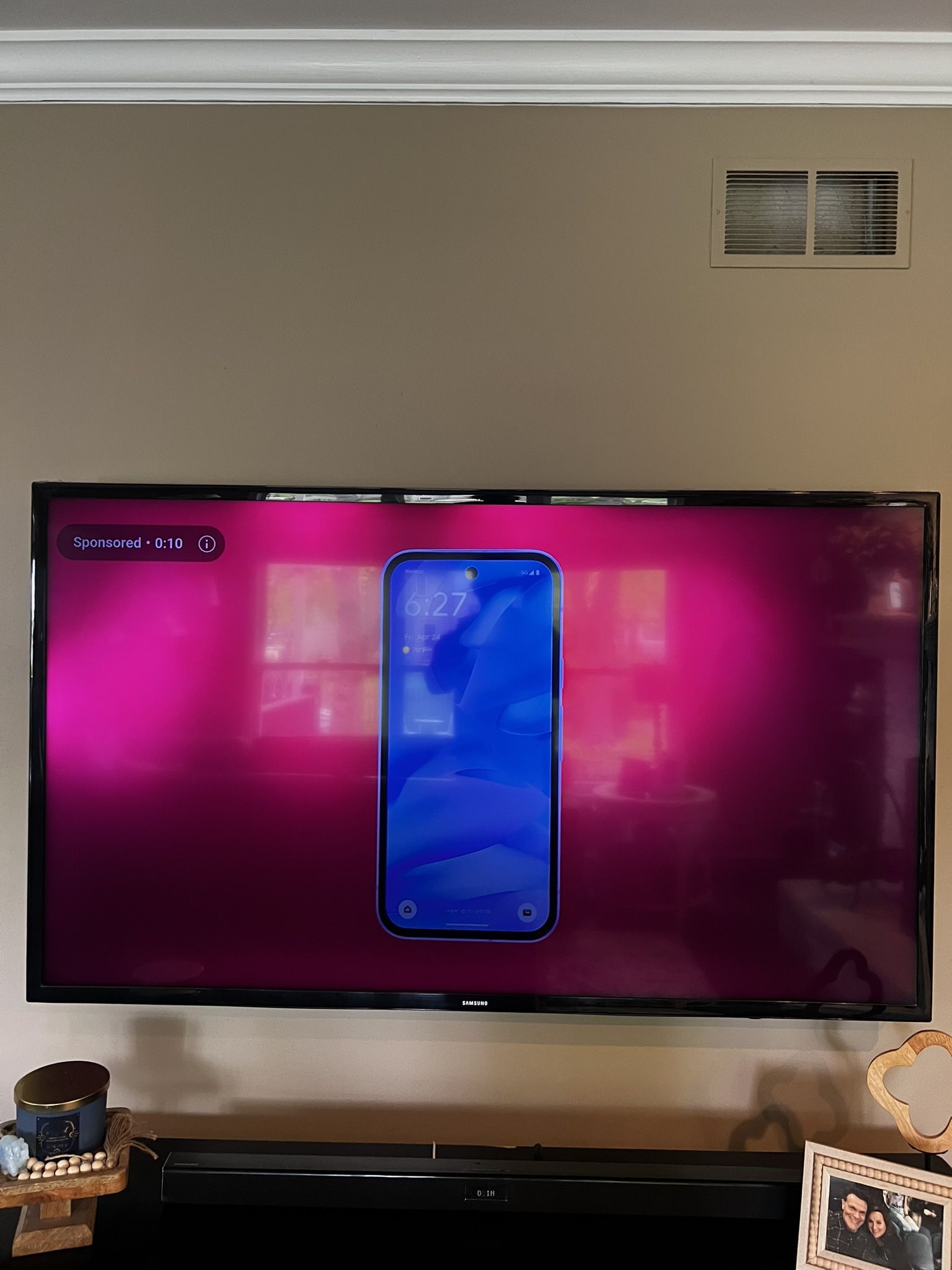 Samsung 65” TV