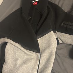 Grey And Black Nike Tech