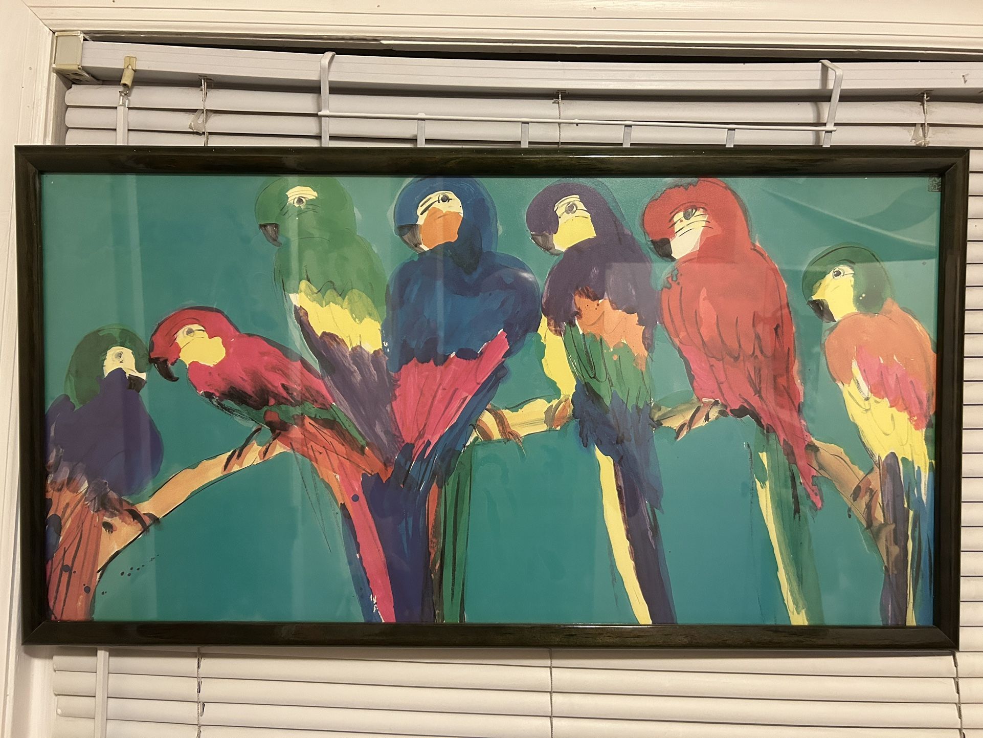 Vintage Walasse Ting,The first Parrot Orchestra 1983/84. Print Or Lithograph.