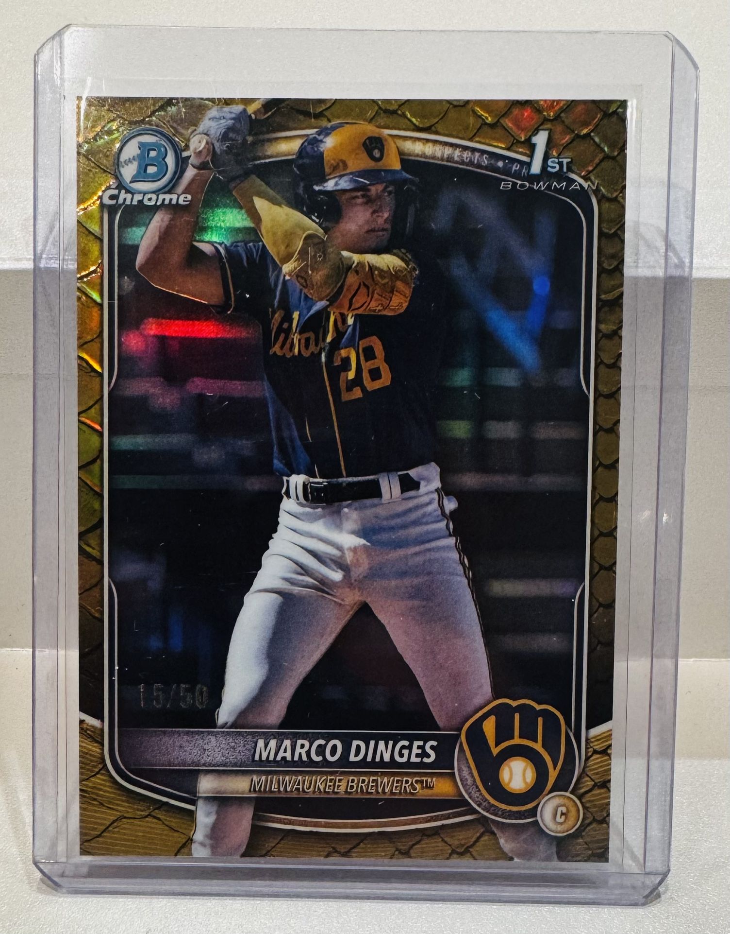 Marco DinGes 1st Bowman Chrome