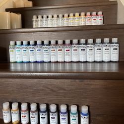 Golden Fluid Acrylics Paint Collection - La Louvre (37 Colors 4fl oz & 1fl oz bottles)