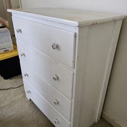 Dresser With Floral Knobs