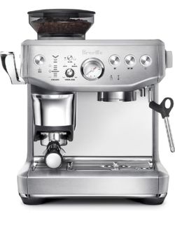 Breville Barista Express Impress Espresso Machine BES876BSS, Brushed Stainless Steel