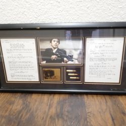 Scarface Shadow box Frame