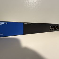 Linksys LGS124 24 Port Gigabit Unmanaged Network Switch