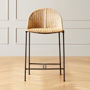 CB2 Rattan Counter Bar Stools 