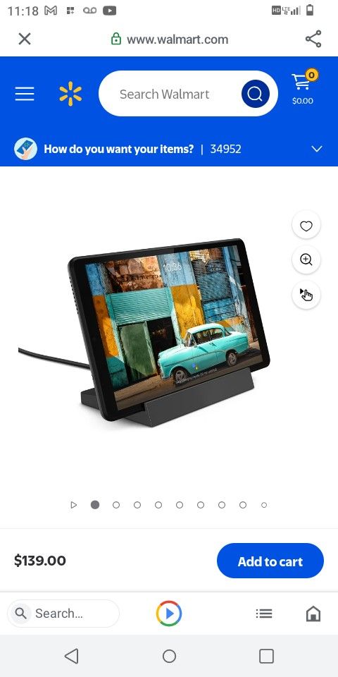 Lenovo Smart HD Tablet