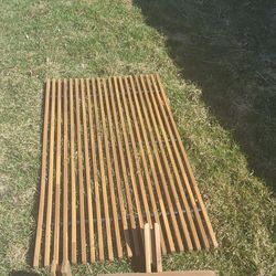 Ikea mobile privacy wood screen