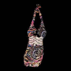 Colorful Halter Bodycon Cut-Out Dress