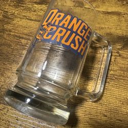 Denver Bronco Orange Crush Glass 