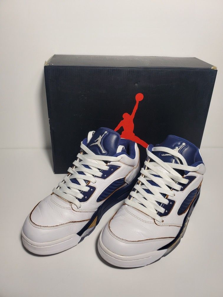 Men’s Jordan 5 Retro Low Dunk From Above 819171-135 Size 9.5