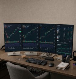 Rotating HP (22") Computer Monitors