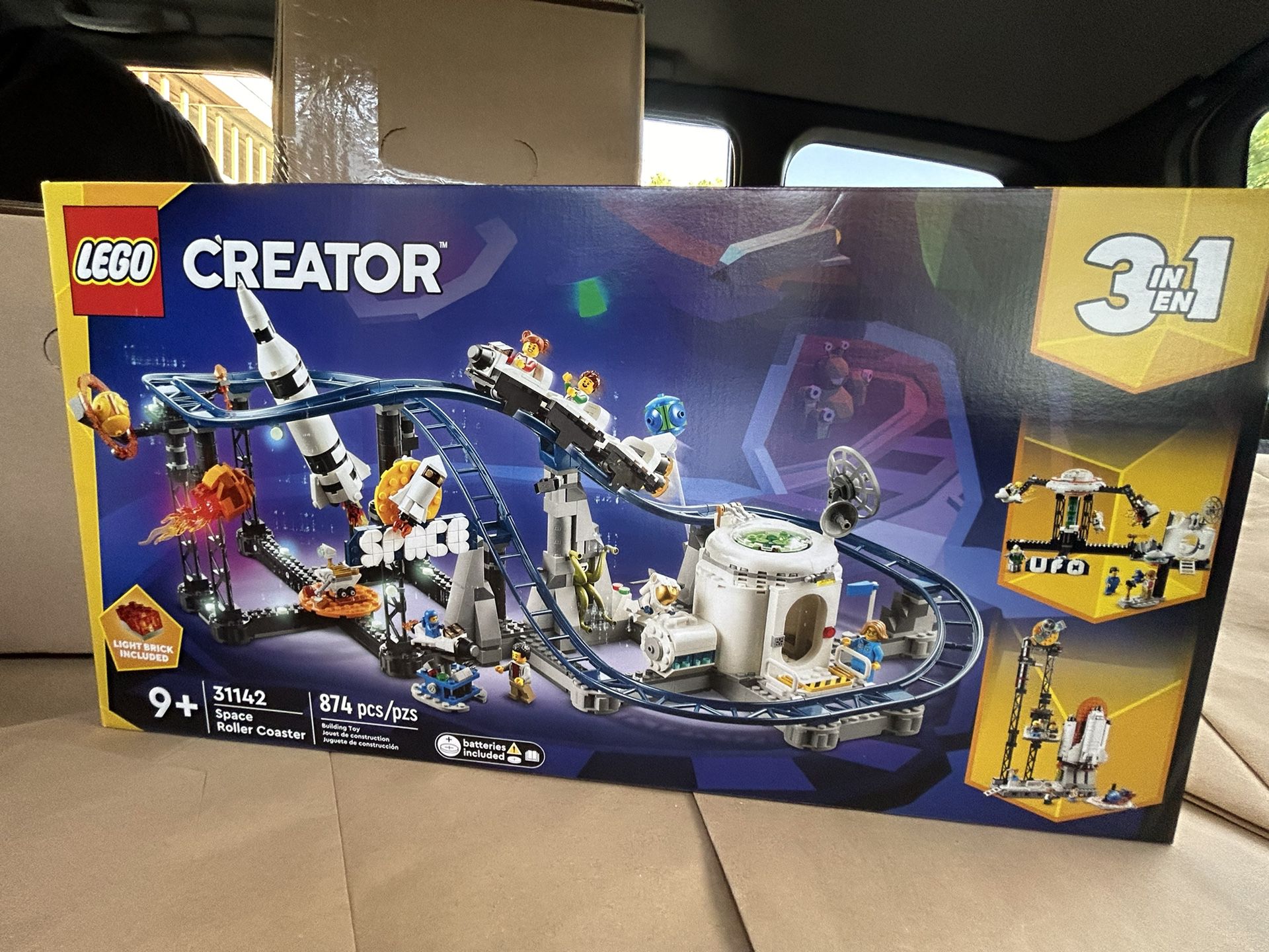 LEGO Creator Space Roller Coaster Building Toy Set 31142