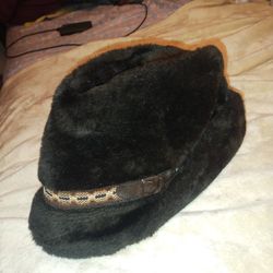 Vintage Faux Fur Winter Hat 