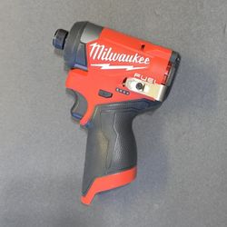 Milwaukee M12 FUEL 12V Lithium-Ion Brushless Cordless 1/4 in. Hex Impact Driver (Tool-Only)