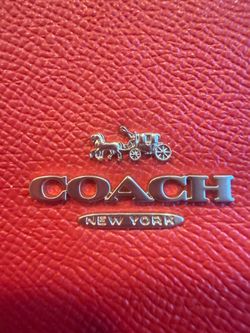 Coach Red Leather Dome Satchel – New With Tags