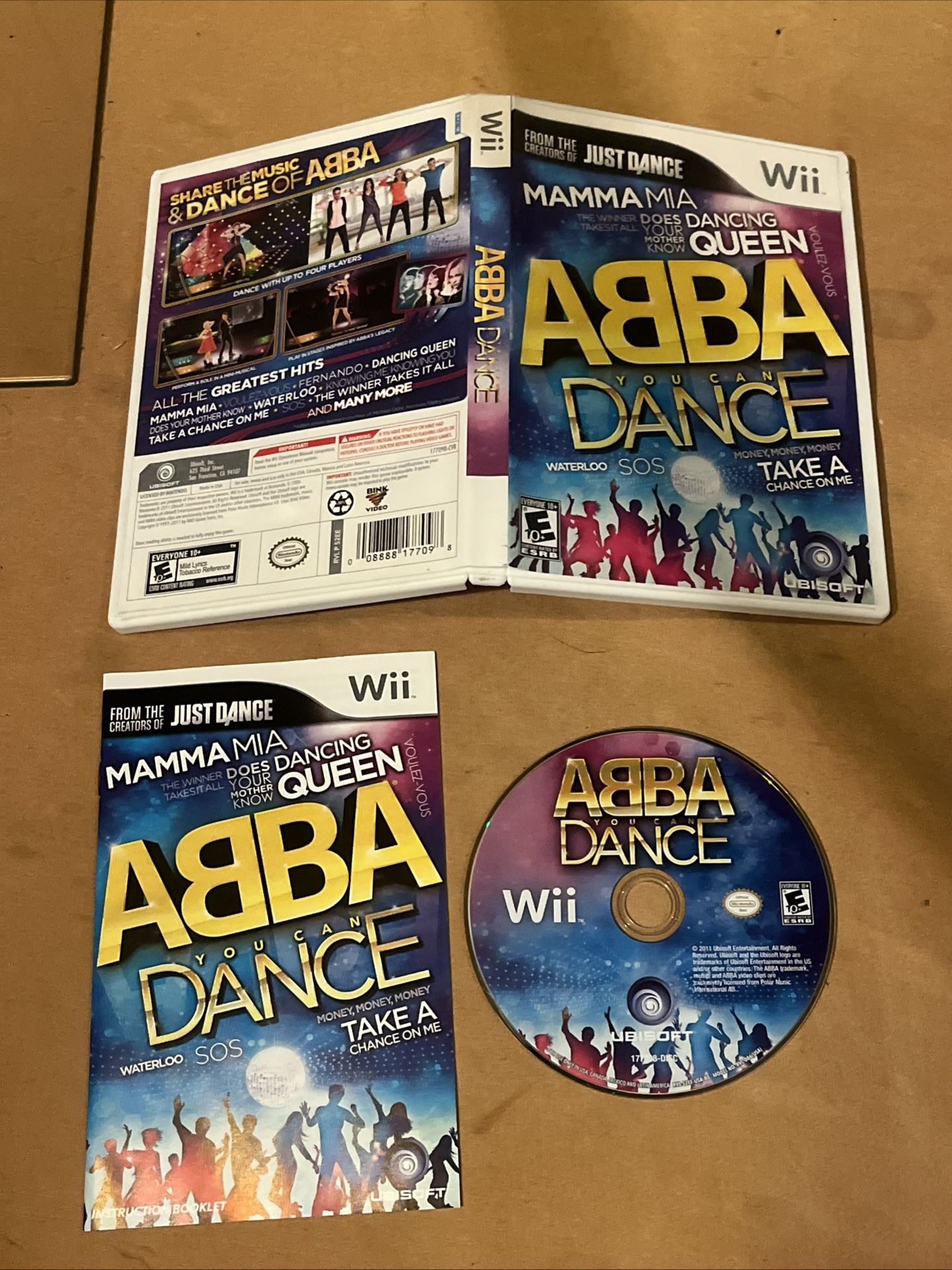 ABBA You Can Dance (Nintendo Wii) Complete with Manual